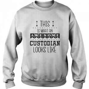 This Is What An Awesome Custodian Looks Like Shirt